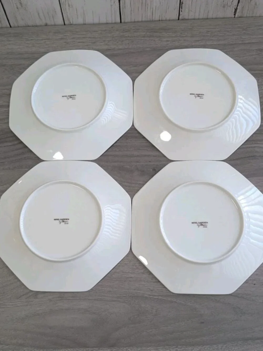 Vintage Ming Garden by Otagiri plate Japan Set of 4